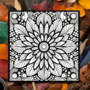 Kleurboek Mandala Patronen  Mandala Kleurplaten  Kleurboek Volwassenen  Ontspanning Mandala Patronen  Mandala Tekeningen  Mandala Patterns  Mysterious Symbols - 20 Kleurplaten  20x20cm