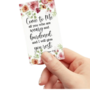 Bijbel Quotes Kaartjes - Bijbelkaartjes - Mini Kaartjes Christelijke Teksten - Kleine Inspirerende Kaartjes Geloof - Kleine Positieve Kaartjes Met Bijbel Teksten - Geloof Hoop Bemoedigings Kaartjes 