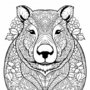 Kleurboek Dieren Mandala - Mandala Kleurplaten Dieren - Kleurboek Volwassenen Dieren - Ontspanning Mandala Patronen - Mandala Tekeningen Dieren - Animal Kingdom - 20 Kleurplaten - 20x20cm