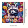Kleurboek Dieren en Bloemen  Kleurboek Bloemen en Dieren  Kleurboek Natuur  Kleurboek Dieren  Dieren en Bloemen Kleurplaten  Creatief Kleurboek  Kleurboek  Kleurboek Volwassenen  20x20cm - 22 