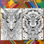 Kleurboek Dieren Mandala's  Dieren Mandala Kleurboek  Kleurboek Dieren  Mandala Dieren Kleurplaten  Kleurboek Volwassenen Dieren  Mandala Kunst  Dieren Kleurplaten  Kleurboek Cadeau  22 Kleurp