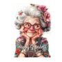 Kleurboek grappige oma  Kleurplaten oma  Kleurboek Volwassenen Oma  Lieve Oma Kleurboek  Grappige Oma Tekeningen  Humor En Lieve Kleurplaten - 20x20cm - 22 Kleurplaten