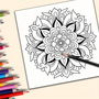 Kleurboek Mandala Patronen  Mandala Kleurplaten  Kleurboek Volwassenen  Ontspanning Mandala Patronen  Mandala Tekeningen  Mandala Patterns  Relax Mandala - 20 Kleurplaten  20x20cm