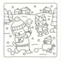 Fuzzy Hygge Kleurboek - Vivi Tinta Kleurboek - Comfy Christmas - Gezellige Kerst Kleurplaten -  Kleurboek Volwassenen en Tieners -  Simpele Lieve Kleurplaten - 40 Super Lieve Kleurplaten - 22x22cm - I