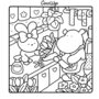 Comfy Days Kleurboek - Coco Wyo Kleurboek - Gezellige Kleurplaten -  Kleurboek Volwassenen en Tieners - Knus Ontspannings Kleurboek - Simpele Lieve Kleurplaten - 40 Super Lieve Kleurplaten - 22x22cm -
