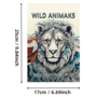 Kleurboek Dieren Mandala's  Dieren Mandala Kleurboek  Kleurboek Dieren  Mandala Dieren Kleurplaten  Kleurboek Volwassenen Dieren  Mandala Kunst  Dieren Kleurplaten  22 Kleurplaten  Wild Animal
