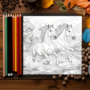 Paarden Kleurboek  Kleurboek Paardenillustraties  Creatief Kleurboek Paarden  Paarden Kleurplaten  Kleurboek Met Paarden  Paarden Tekeningen  Kleurboek Paardenliefhebbers  Magical Horses - 20x2