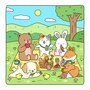 Fuzzy Friends Kleurboek - Vivi Tinta Kleurboek - Gezellige Kleurplaten -  Kleurboek Volwassenen en Tieners - Knus Ontspanning Kleurboek - Simpele Lieve Kleurplaten - Dierenpersonages - 40 Kleurplaten 