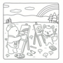 Fuzzy Friends Kleurboek - Vivi Tinta Kleurboek - Gezellige Kleurplaten -  Kleurboek Volwassenen en Tieners - Knus Ontspanning Kleurboek - Simpele Lieve Kleurplaten - Dierenpersonages - 40 Kleurplaten 