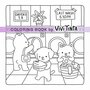 Fuzzy Friends Kleurboek - Vivi Tinta Kleurboek - Gezellige Kleurplaten -  Kleurboek Volwassenen en Tieners - Knus Ontspanning Kleurboek - Simpele Lieve Kleurplaten - Dierenpersonages - 40 Kleurplaten 