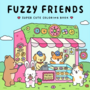Fuzzy Friends Kleurboek - Vivi Tinta Kleurboek - Gezellige Kleurplaten -  Kleurboek Volwassenen en Tieners - Knus Ontspanning Kleurboek - Simpele Lieve Kleurplaten - Dierenpersonages - 40 Kleurplaten 