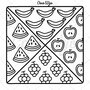 Comfy Patterns Kleurboek -Bold & Easy - Vivi Tinta Kleurboek - Kleurboek Volwassenen en Tieners - Lieve Leuke Patronen En Mandala's - Simpel En Dikke Lijnen - 22x22cm - Incl. 1 alcoholmarker - 40 Kleu