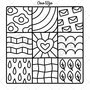 Comfy Patterns Kleurboek -Bold & Easy - Vivi Tinta Kleurboek - Kleurboek Volwassenen en Tieners - Lieve Leuke Patronen En Mandala's - Simpel En Dikke Lijnen - 22x22cm - Incl. 1 alcoholmarker - 40 Kleu