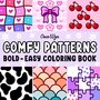 Comfy Patterns Kleurboek -Bold & Easy - Vivi Tinta Kleurboek - Kleurboek Volwassenen en Tieners - Lieve Leuke Patronen En Mandala's - Simpel En Dikke Lijnen - 22x22cm - Incl. 1 alcoholmarker - 40 Kleu