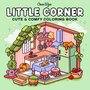 Little Corner Kleurboek - Coco Wyo Kleurboek - Bold & Easy - Kleurboek Volwassenen en Tieners - Knusse Plekken Relaxen - Hygge Spaces - Dierenpersonages - Eenvoudig - 40 Super Lieve Kleurplaten - 22x22cm - Incl. 1 alcoholmarker