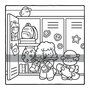 Cozy Eras Kleurboek - Jade Summer Kleurboek - Kleurboek Volwassenen en Tieners - Nostalgisch - Ontspanning Kleurboek - Super Schattige Dierenpersonages - 40 Super Lieve Kleurplaten - 22x22cm - Incl. 1 alcoholmarker