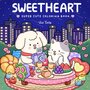Sweetheart Kleurboek - Vivi Tinta Kleurboek - Cozy Lieve Kleurplaten Valentijn Liefde - Kleurboek Volwassenen en Tieners - Ontspanning Kleurboek - 40 Super Schattige Kleurplaten - 22x22cm - Incl. 1 alcoholmarker