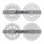 100 Mini Mandalas: A Mandala Coloring Book for Adults and Kids with Easy, Cute, and Tiny Designs for Stress Relief and Relaxation