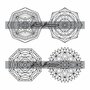 100 Mini Mandalas: A Mandala Coloring Book for Adults and Kids with Easy, Cute, and Tiny Designs for Stress Relief and Relaxation