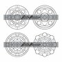 100 Mini Mandalas: A Mandala Coloring Book for Adults and Kids with Easy, Cute, and Tiny Designs for Stress Relief and Relaxation