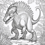 Dino Kleurboek  Kleurboek Kinderen Dinosaurus  Kleurboek Dinosaurus  Dinosaurus Kleurplaten  Kleurboek Kinderen Fantasie - 20x20cm - 22 Kleurplaten