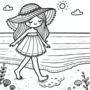 Meidendingen Kleurboek - Kleurboek Volwassenen en Tieners - Dagelijkse Activiteiten Voor Meiden En Vrouwen - Eenvoudige Ontwerpen - 40 Bold & Easy Kleurplaten - Girl Moments - 22x22cm - Incl. 1 alcoholmarker