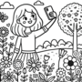 Meidendingen Kleurboek - Kleurboek Volwassenen en Tieners - Dagelijkse Activiteiten Voor Meiden En Vrouwen - Eenvoudige Ontwerpen - 40 Bold & Easy Kleurplaten - Girl Moments - 22x22cm - Incl. 1 alcoholmarker