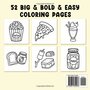 Food Drink & Sweets - Coco Wyo - Kleurboek Volwassenen Kinderen Tieners - Groot Eenvoudig Kleurboek - Eten En Drinken - Fastfood - Desserts - Snacks - 22x22cm - 52 Kleurplaten - Incl. Alcoholmarkers