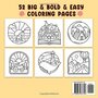 Simple Art Kleurboek - Coco Wyo - Bold & Easy - Kleurboek Volwassenen En Tieners - Relaxen En Ontspannen - Hygge Minimalistische Stijl - 21,6x,21,6cm - 52 Kleurplaten - Incl. 1 Alcoholmarker