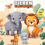 Dieren Kleurboek Voor Kinderen Van 4 Tot 8 Jaar - Kleurboek Met Dieren Kleurplaten - Dieren Illustraties Om In Te Kleuren - Kleuters Kinderen - 21,6 x 21,6 cm - 22 Pagina's - Incl. 1 Waskrijtje