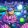 Sweet Night Kleurboek - Kleurboek Volwassenen Tieners Kinderen - Sterrenhemel Kleurboek - Maan En Sterren - Nacht Kleurplaten - 42 Unieke Illustraties - 21,5 x 21,5 cm - Incl. 1 Alcoholmarker