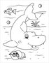 Oceaan Kleurboek Kinderen  - Peuters Kleuters Kinderen - Kleurboek 4 Tot 8 Jaar - Vissen Onderwater Zee Dieren - Eenvoudige Grote Kindvriendelijke Plaatjes - 21,6x27,9cm - 50 Kleurplaten - Incl. Waskrijtje