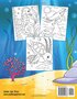 Oceaan Kleurboek Kinderen  - Peuters Kleuters Kinderen - Kleurboek 4 Tot 8 Jaar - Vissen Onderwater Zee Dieren - Eenvoudige Grote Kindvriendelijke Plaatjes - 21,6x27,9cm - 50 Kleurplaten - Incl. Waskrijtje