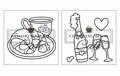 Cozy Love Kleurboek - Cute & Cozy - Bold & Easy - Kleurboek Volwassenen En Tieners - Schattige Eenvoudige Kleurplaten Liefde - Simpele Hygge Ontwerpen - 40 Kleurplaten - Incl. 1 Alcoholmarker
