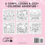 Paws & Hearts Kleurboek - Kleurboek Volwassenen En Tieners - Super Lieve Cozy Love Dierenvriendjes - Valentijn Liefde Schattig - 30 Knusse Eenvoudige Ontwerpen - Incl. 1 Alcoholmarker