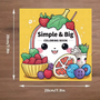 Simple & Big, Bold & Easy Kleurboek - Simpele Grote Kleurplaten - Kleurboek Volwassenen Tieners Kinderen - Eenvoudige Tekeningen Om In Te Kleuren - 20x20cm - 22 Kleurplaten