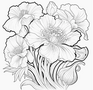 Kleurboek Bloemen Paradijs - Kleurboek Bloemen Patronen - Kleurboek Volwassenen En Tieners - Bloem Illustraties - Sierlijke Bladeren & Prachtige Vlinders - Flower Colorbook - 20x20cm - 20 Kleurplaten