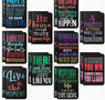 Mini Notitieboekjes Met Quote - Zwarte Notitieboekjes - Inspirerende Quotes - Zaknotitieboekjes - Zwart Met Gekleurde Letters - 12,5cmx8cm - 10 Stuks