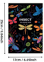 Kleurboek Insecten - Vlinders Libelle Kevers Krekels Torren - Kleurboek Volwassenen En Tieners - Natuur Kleurplaten - Insecten Illustraties - 17x25cm - 22 Unieke Ontwerpen
