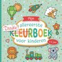 Kleurboek vanaf 1 jaar - Doodle Boek - Peuters - Eerste Inkleurboek - Grote Plaatjes - Eenvoudige Kindvriendelijke Illustraties - 21x21cm - 55 Kleurplaten - Incl. Waskrijtje