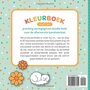 Kleurboek vanaf 1 jaar - Doodle Boek - Peuters - Eerste Inkleurboek - Grote Plaatjes - Eenvoudige Kindvriendelijke Illustraties - 21x21cm - 55 Kleurplaten - Incl. Waskrijtje