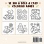 Cozy & Cute Kleurboek - Coco Wyo - Kleurboek Volwassenen En Tieners - Bold & Easy - Makkelijke Ontwerpen Voor Ontspanning - Hygge Knusse Sfeer - 21,6x21,6cm - 52 Kleurplaten - Incl. 1 Alcoholmarker