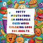 Happy Food Kleurboek - Kleurboek Eten - Vrolijke Voedseltekeningen - Eten Kleurplaten - Voedsel illustraties - Speels Kleurboek Eten - 20x20cm - 22 Tekeningen