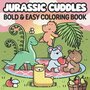 Jurassic Cuddles Kleurboek - Dinosaurus Kleurboek - Schattige Dinos Kleuren - Cozy Coloring Book -Ê 50 Eenvoudige Schattige Dino Kleurplaten -Ê21,59 x 21,59 cm - Incl. 1 Alcoholmarker