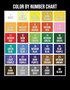 Color by Number Flowers - Kleuren op Nummer Kleurboek - Jade Summer - Bloemen Kleurplaten - Kleur-op-Nummer Kleurboek - 50 Unieke Blloemenillustraties - 21,5 x 28 cm - Incl. 1 Alcoholmarker