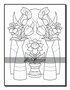 Color by Number Flowers - Kleuren op Nummer Kleurboek - Jade Summer - Bloemen Kleurplaten - Kleur-op-Nummer Kleurboek - 50 Unieke Blloemenillustraties - 21,5 x 28 cm - Incl. 1 Alcoholmarker