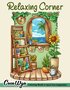 Relaxing Corner Kleurboek - Coco Wyo - Cozy Kleurboek - Rustgevende Kleurplaten - Mindfulness Kleuren - 40 Kleurplaten  Knusse Gezellige Hoekjes - 21,5 x 28 cm - Incl. 1 Alcoholmarker
