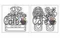 Cozy Spring Kleurboek - Lente Kleurboek - Hygge Kleurboek - Schattige Illustraties - Ontspanning & Kleuren - Kleurboek Volwassenen Tieners -Ê40 Schattige Kleurplaten -Ê21,5 x 28 cm - Incl. 1 Alcoholma