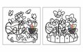Cozy Spring Kleurboek - Lente Kleurboek - Hygge Kleurboek - Schattige Illustraties - Ontspanning & Kleuren - Kleurboek Volwassenen Tieners -Ê40 Schattige Kleurplaten -Ê21,5 x 28 cm - Incl. 1 Alcoholma