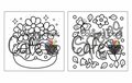 Cozy Spring Kleurboek - Lente Kleurboek - Hygge Kleurboek - Schattige Illustraties - Ontspanning & Kleuren - Kleurboek Volwassenen Tieners -Ê40 Schattige Kleurplaten -Ê21,5 x 28 cm - Incl. 1 Alcoholma